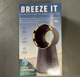 BRAND NEW - Breeze It humidifying bladeless fan