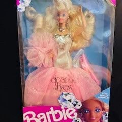 Vintage 1991 Sparkle Eyes Barbie 