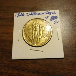 1926 Oregon Trail Commemorative Half Dollar Coin