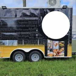 Food Truck Trailer For Coffee Shop 12 Pies