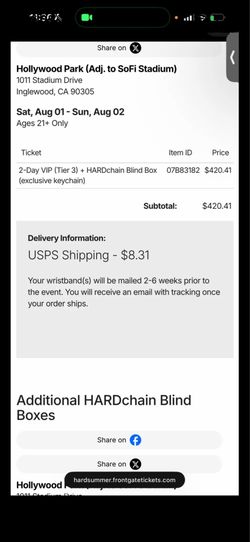 VIP hard summer band
