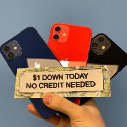 Apple iPhone 12 5G Unlocked -90 Day Warranty-$1 DOWN-NO Credit Needed