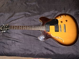 Delta King Guitar In Tobacco Sunburst Color