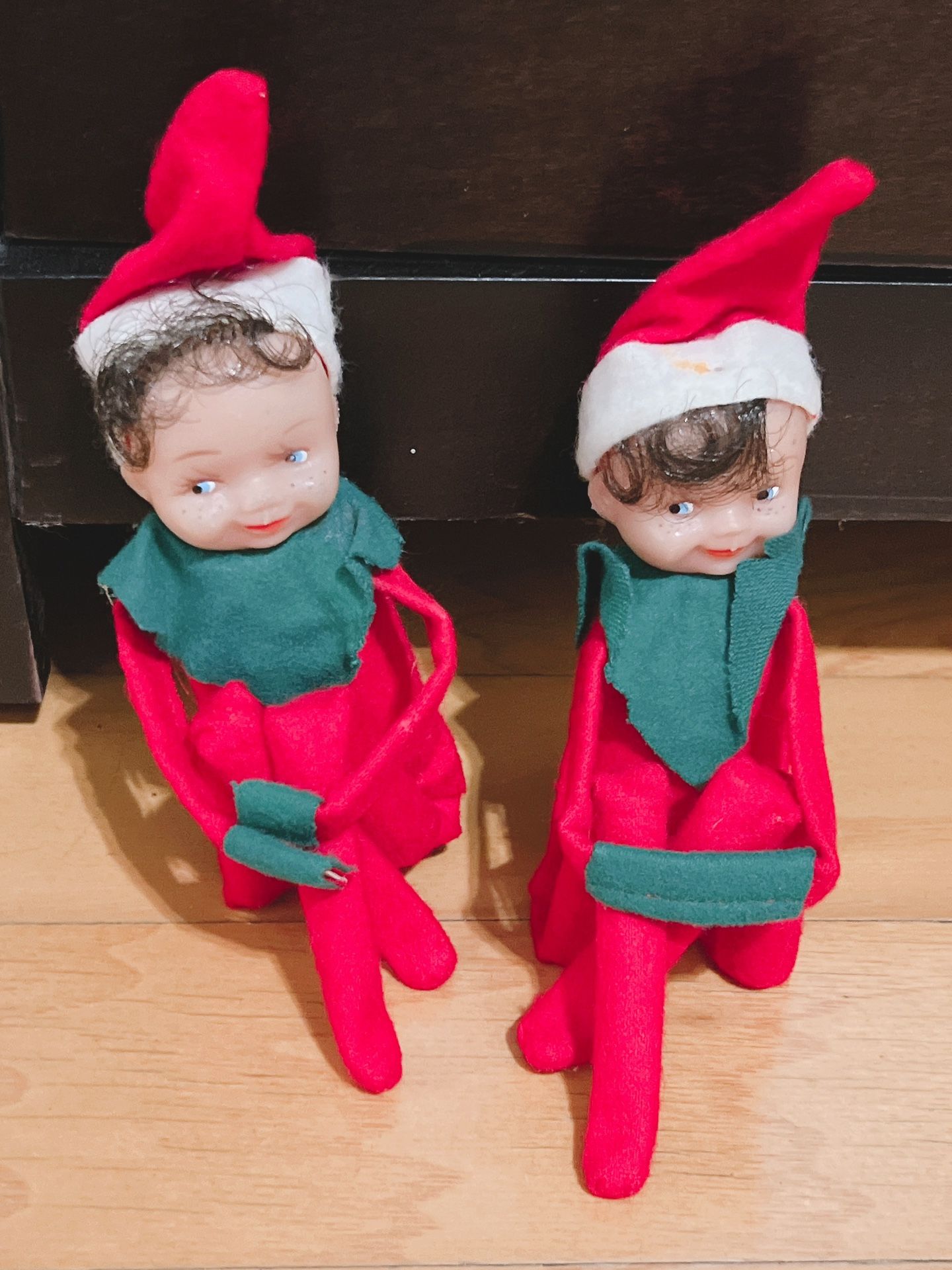 Vintage 1960 Snata Dolls