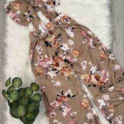 Tan Floral Set (small-large)