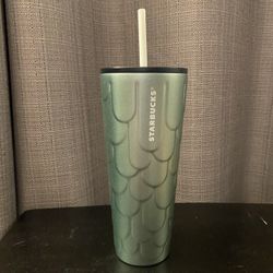 Starbucks Stainless Steel Venti Drink Tumbler With Lid And Straw