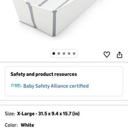Stokke Flexi Bath Fold Down Bathtub