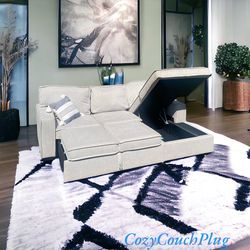 ( Free Same Day Delivery)- Gorgeous Gray Bobs Playscape 2Pc Sectional