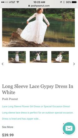 Wedding. Flower girl dress ivory obo