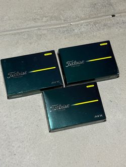 NEW TITLEIST AVX YELLOW GOLF BALLS 3Dozen 36 Balls