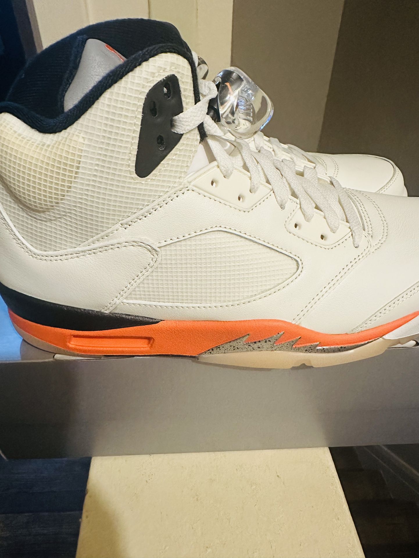 Air Jordan 5. Size. 10.5. $220. Orange