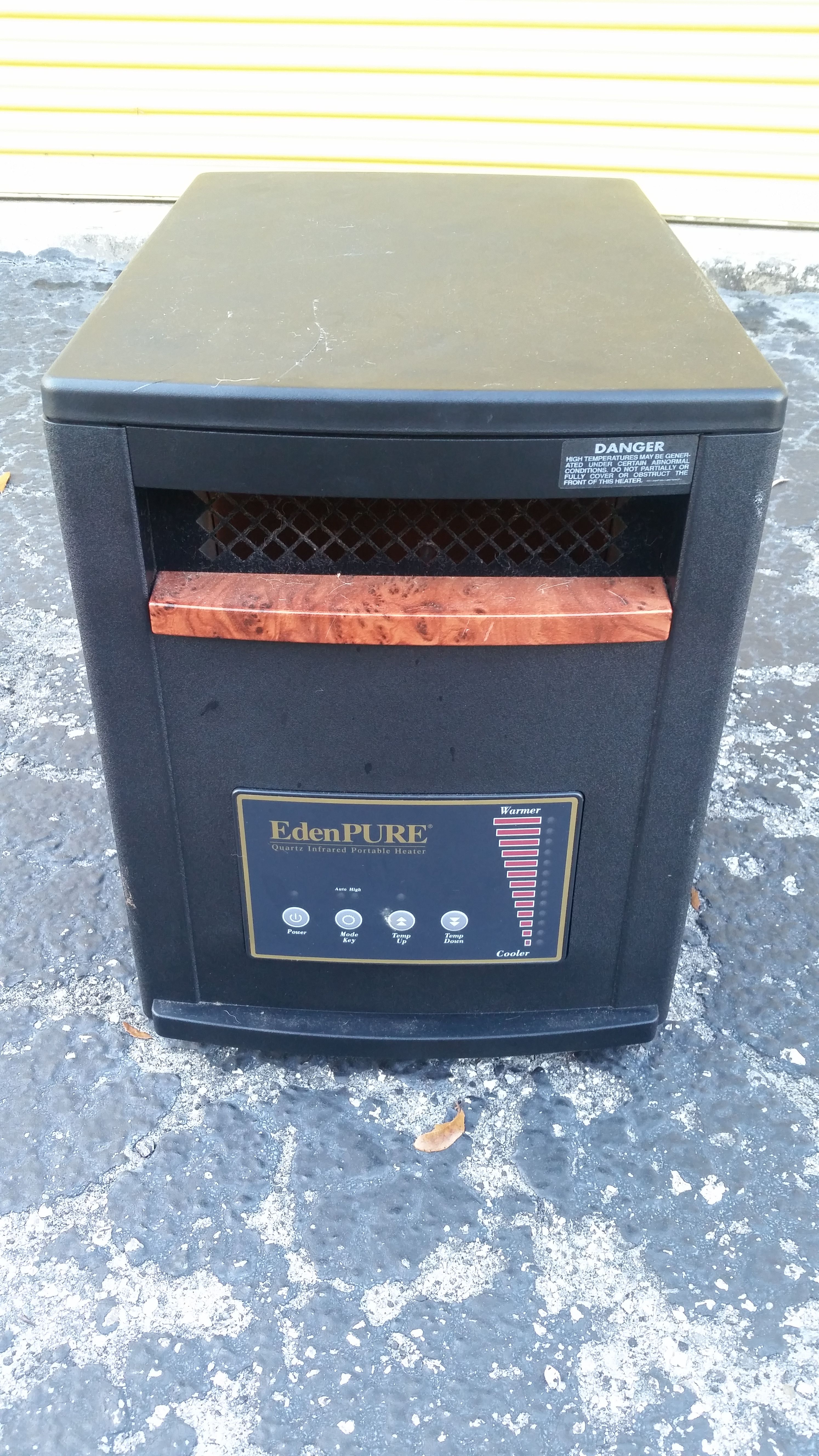 Eden pure model A4136/RTL quartz in fared portable heater for Sale in  Tampa, FL - OfferUp