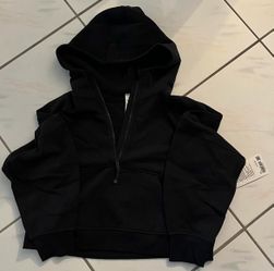 Lululemon Scuba Oversized Half-Zip Hoodie Black