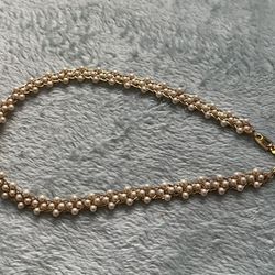 Costume Jewelry Gold With Pearls