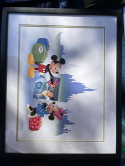 Mickey & Minnie Framed Picture 
