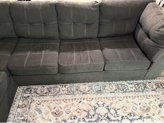 Gray Fabric Sectional Sofa
