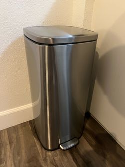 8 gallon stainless steel trash can