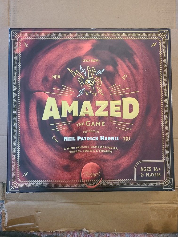 Amazed The Game By Neil Patrick Harris Board Game