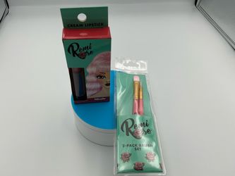 Remi Rose Cream Lipstick And Pack of Brush