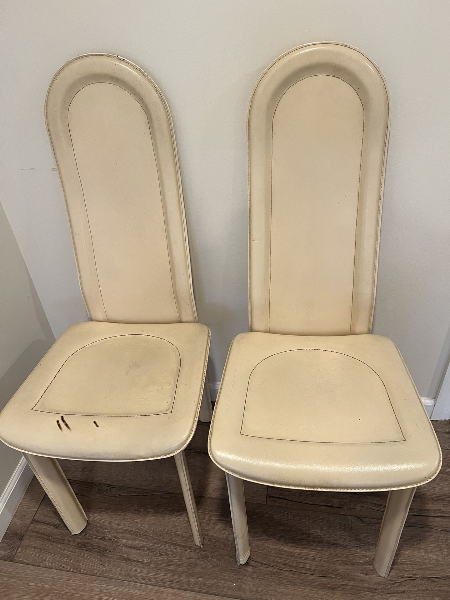2 Cream Color Chairs - Free 