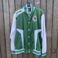 Vintage YAMAHA embroidered Universidad Apparel Track Jacket Double Side Mens M
