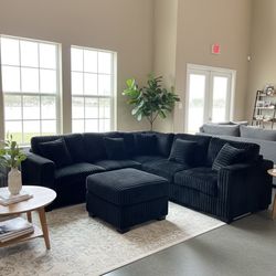 Sectional sofa with ottoman brand new in box