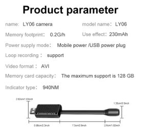 LY06 Mini USB Hidden Camera