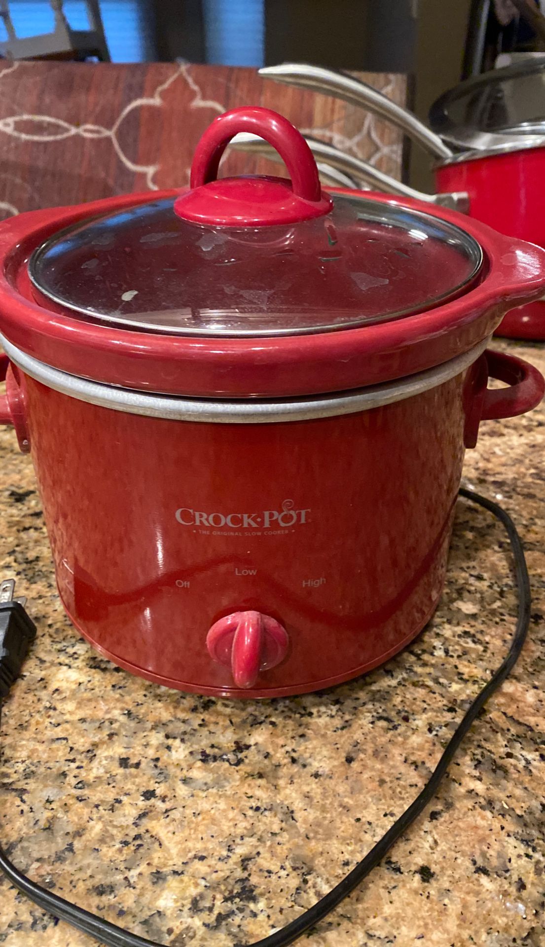 Crock pot red 1 quart