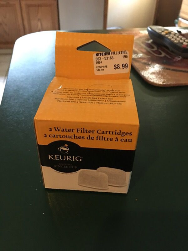 Keurig coffee water filter cartridge