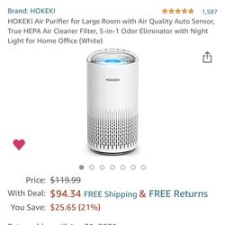 Air Purifier Works Great