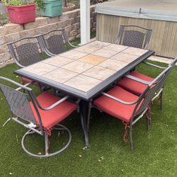 outdoor dining table set 