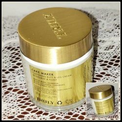 NEW TRULY CAKE MAKER TIGHTENING BUTT AND LEG CREAM VANILLA BEAN GUARANA 2 OZ JAR