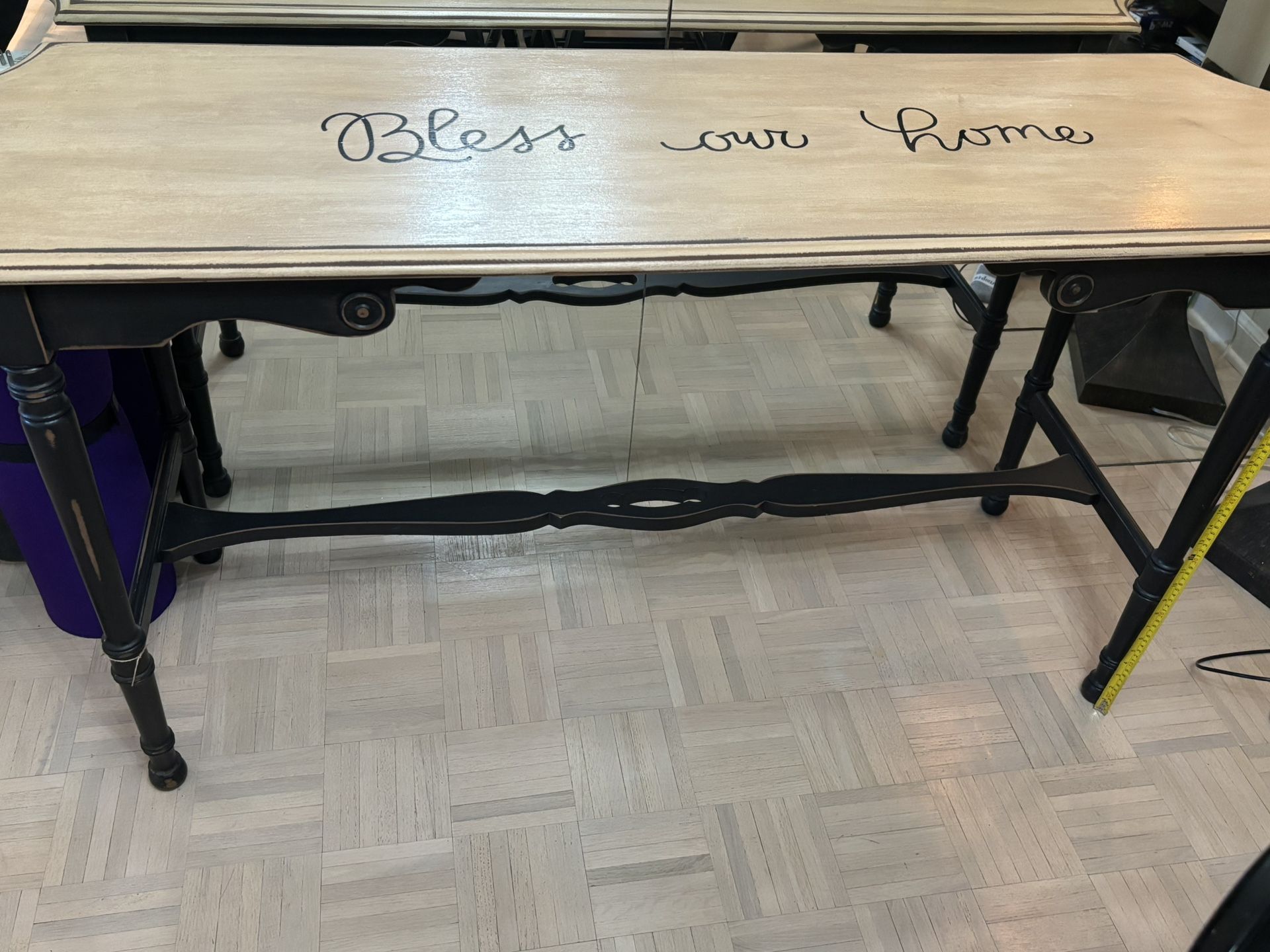 Primitive wooden table