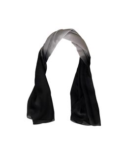 Charming Charlie Black & Gray Striped Scarf, Sarong for the Beach