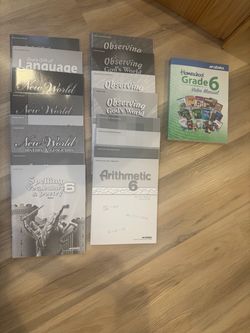 Abeka Grade 6 Homeschool Curriculum Bundle