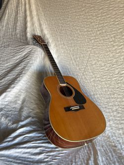 Acoustic Dreadnought Guitar Natural Finish