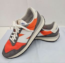 New Balance 237 Orange / Grey / White - Men’s Size 12 (Worn ONCE)