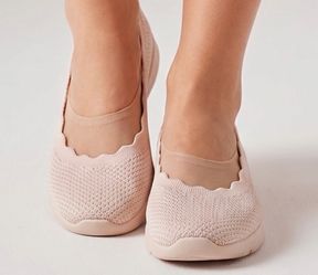 Knit slip on shoes