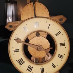 Swiss Made Vintage All Wood Clock