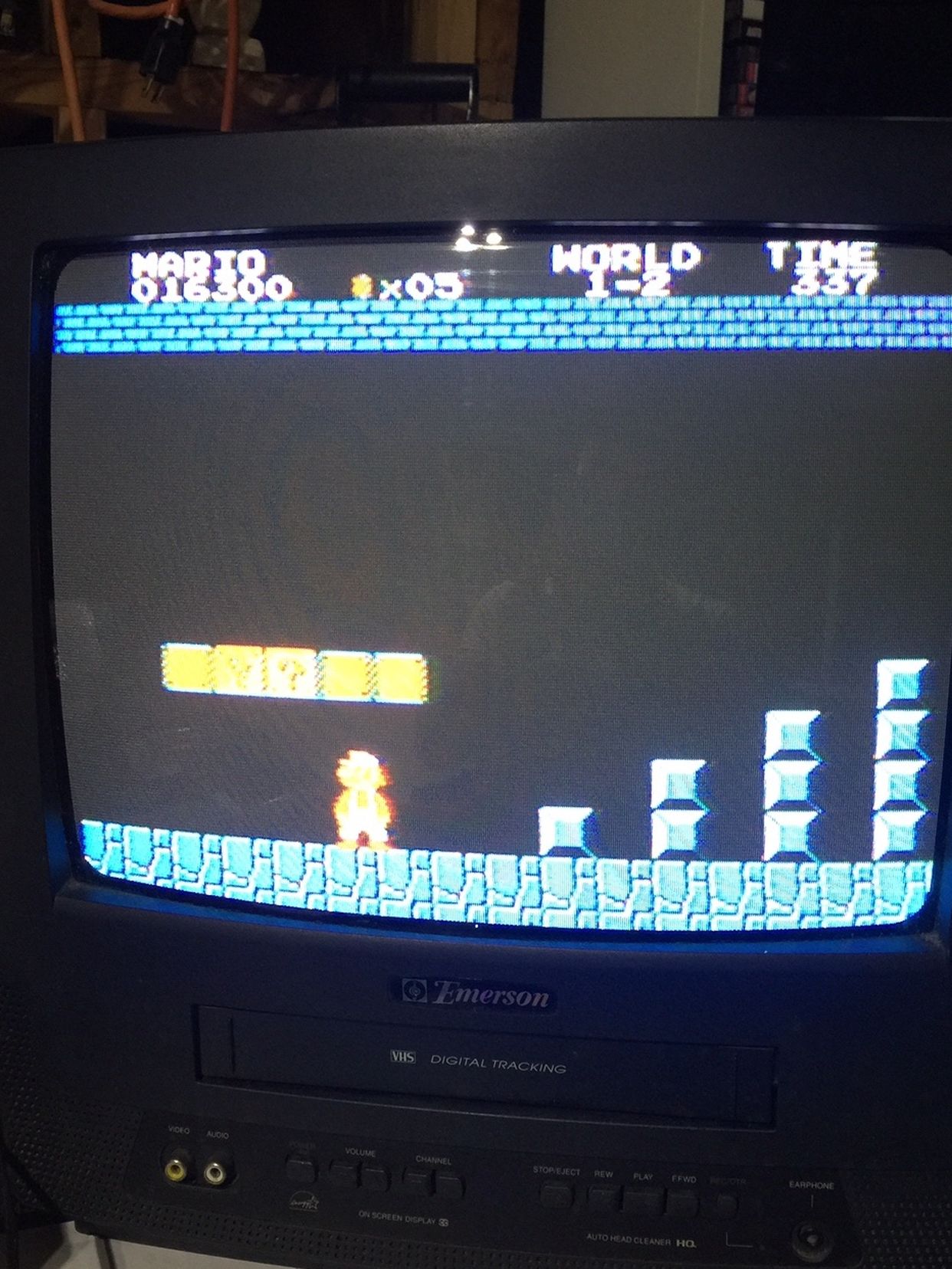 Emerson EWC1303 13 Inch CRT TV/VCR - WORKS (WITH bad VCR)