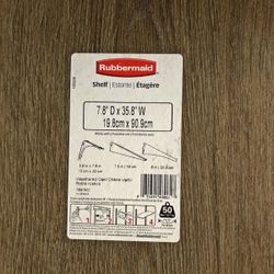 Rubbermaid shelves with brackets