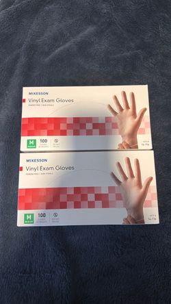 Vinyl gloves medium