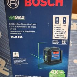 Bosch VISIMAX --GREEN SELF LEVELING CROSS LASER