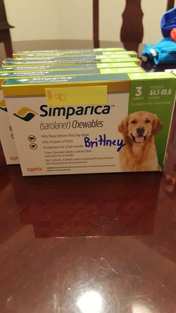 Simparica Flea &Tick Dog Treatments 3M