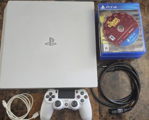 Ps4 Pro - 1tb White (7 Ps4 games included)