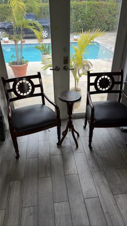 Table and chairs vintage set