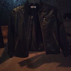 Leather Boys Jacket