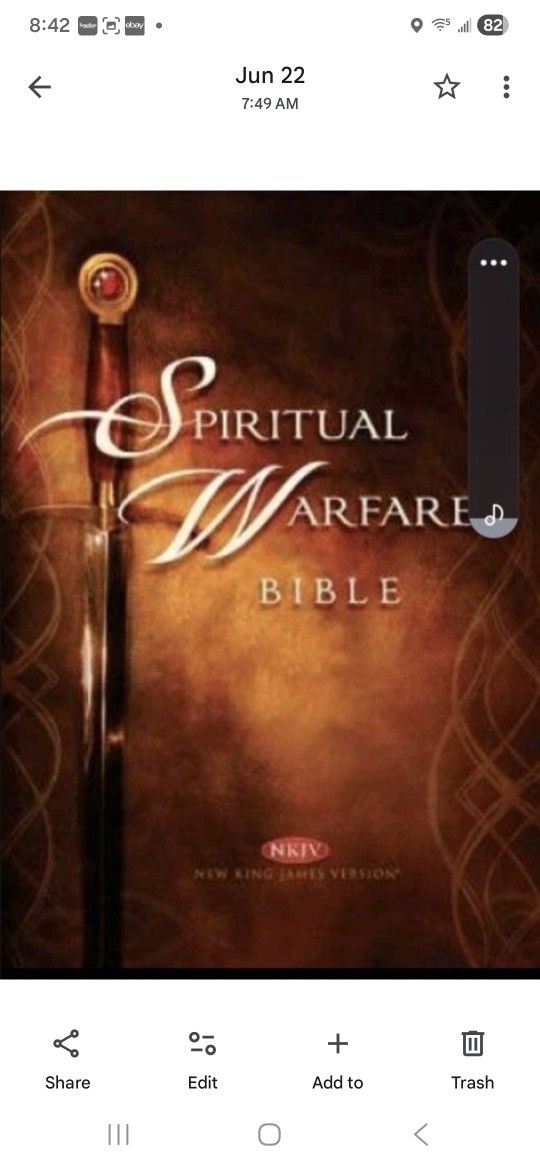 Spiritual Warfare Bible, Hardback