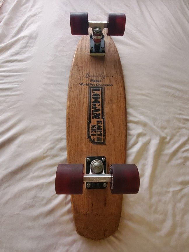 1976 Logan Earth Ski Skateboard Bruce Logan Pro Champion Complete Skateboard