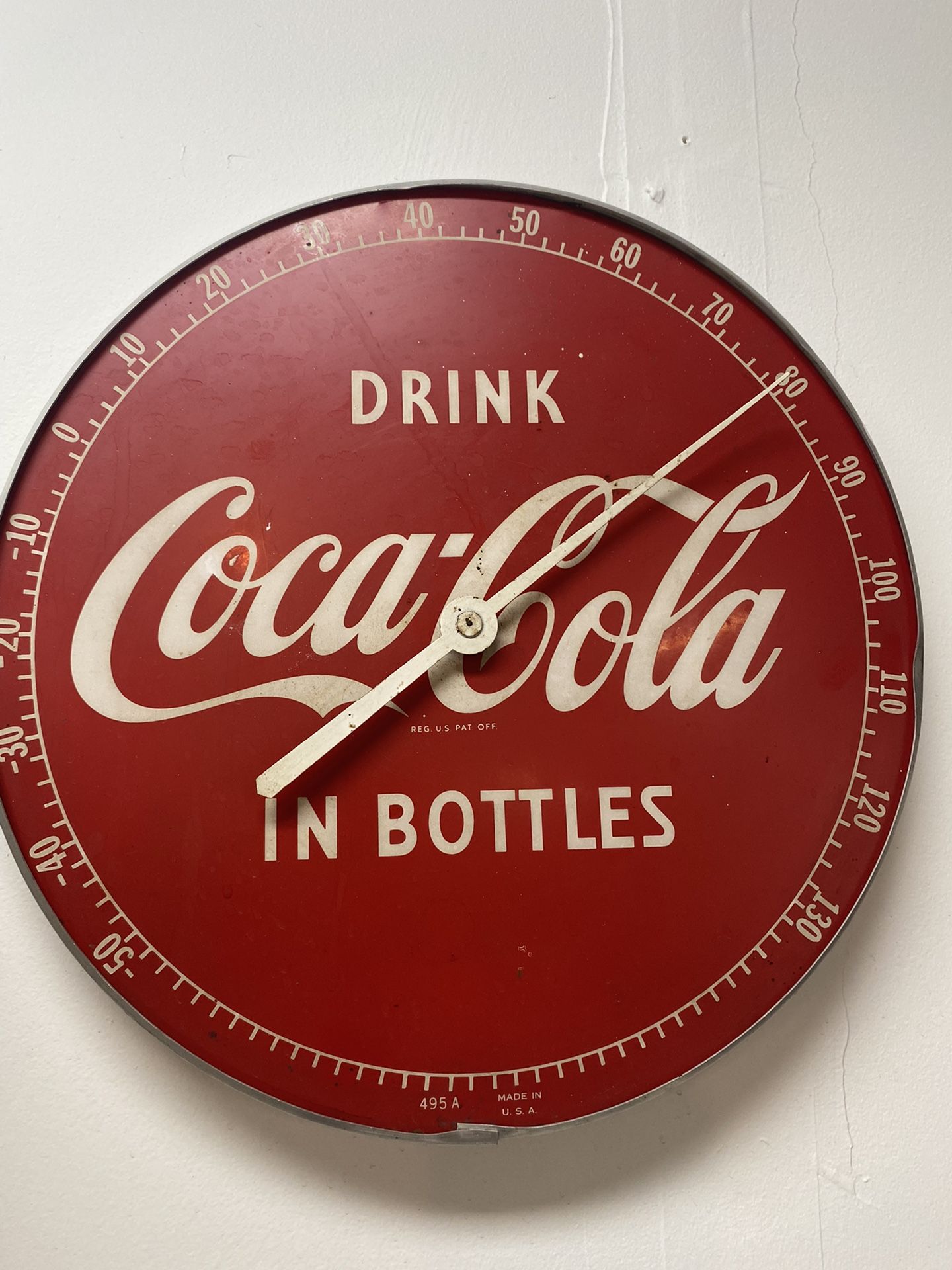 Vintage Coca-Cola Thermometer 1950’s